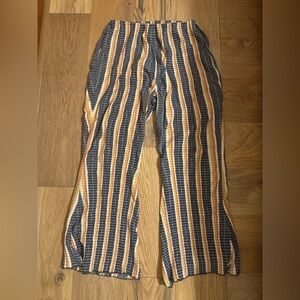 Free people striped flare pants
